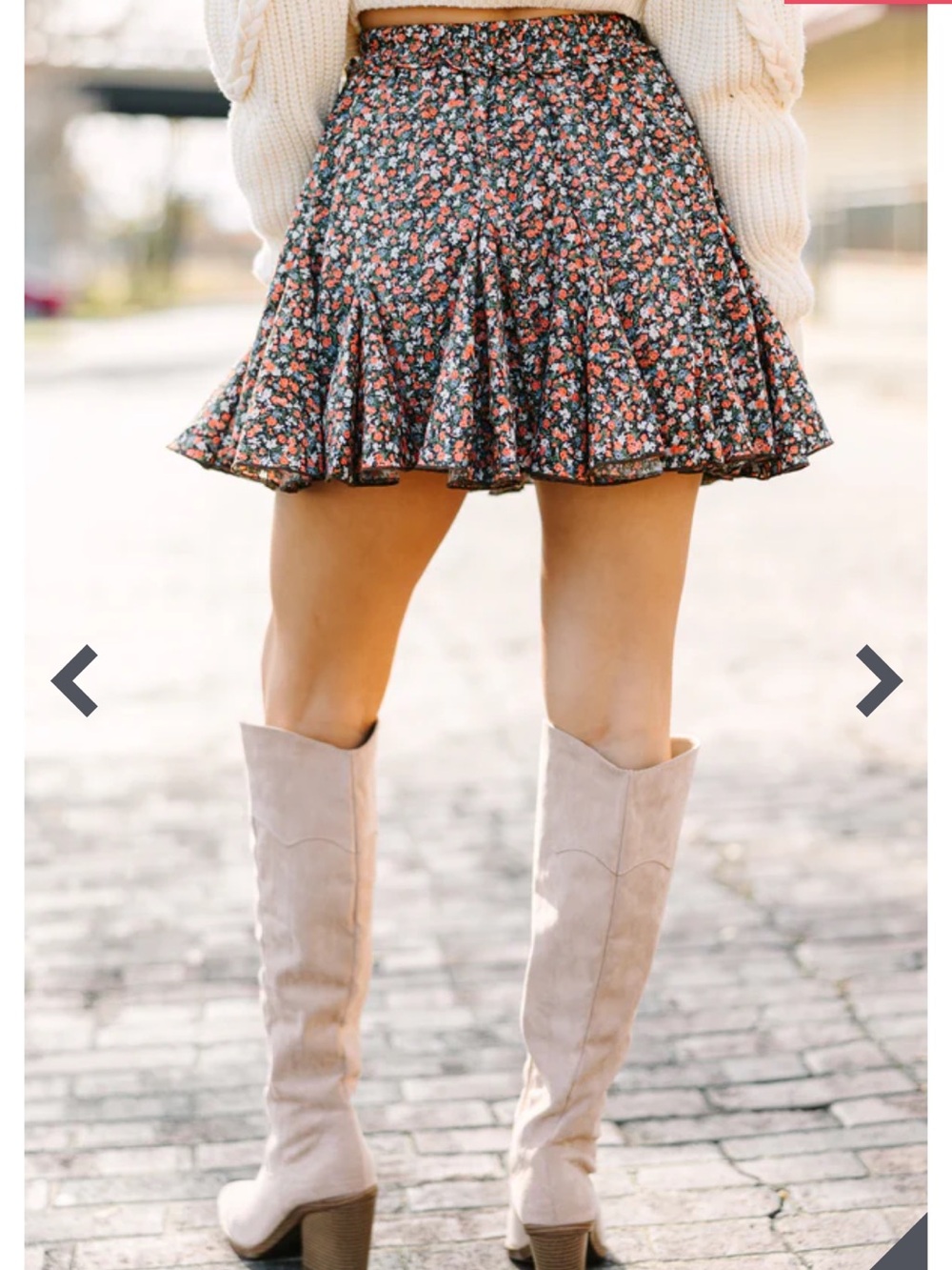 Skort Floral by ShoptheMint